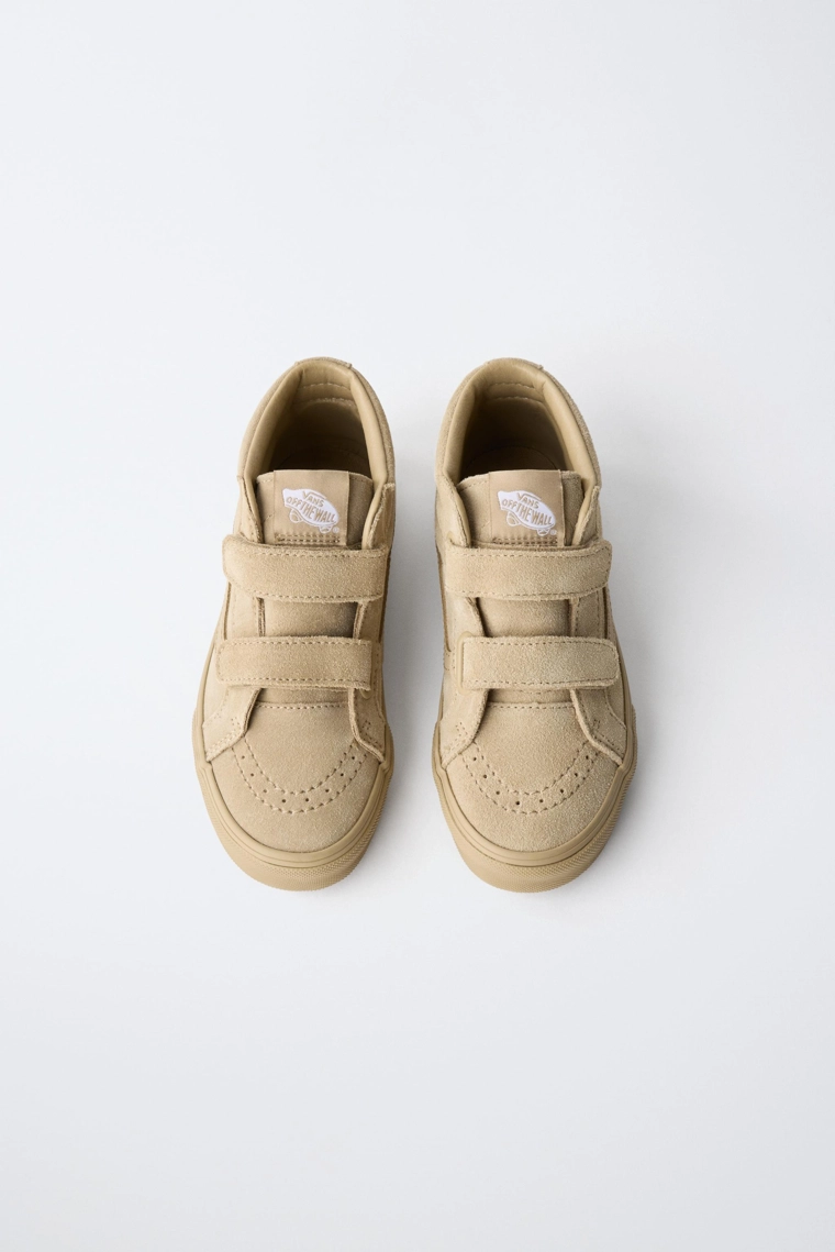 Кожаные высокие кеды zara vans®