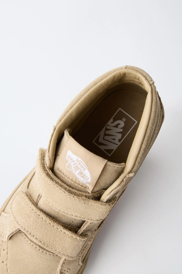 Кожаные высокие кеды zara vans®