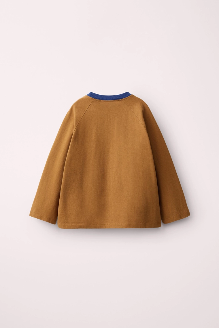 Футболка с контрастным воротником caramel london x zara