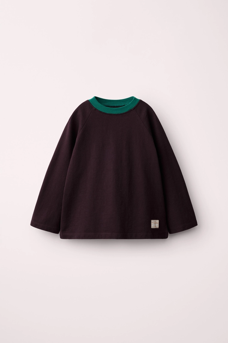 Футболка с контрастным воротником caramel london x zara