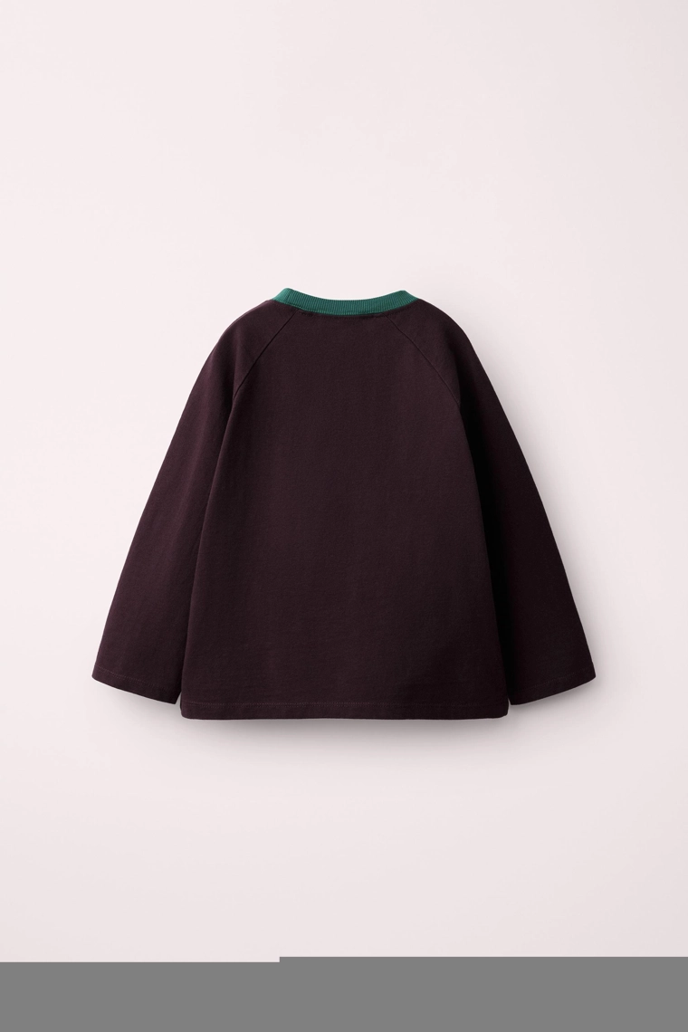 Футболка с контрастным воротником caramel london x zara
