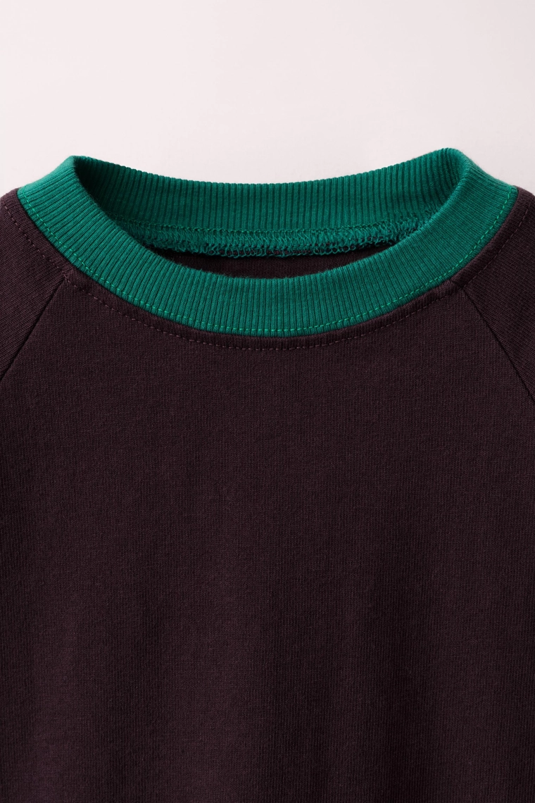 Футболка с контрастным воротником caramel london x zara