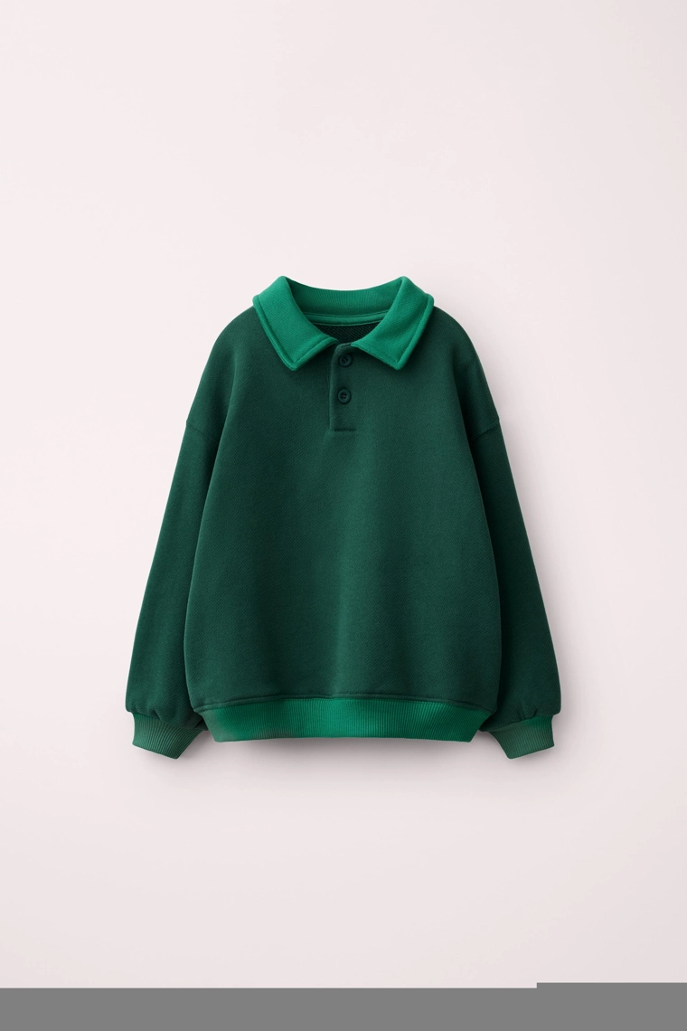 Свитшот с воротником поло caramel london x zara