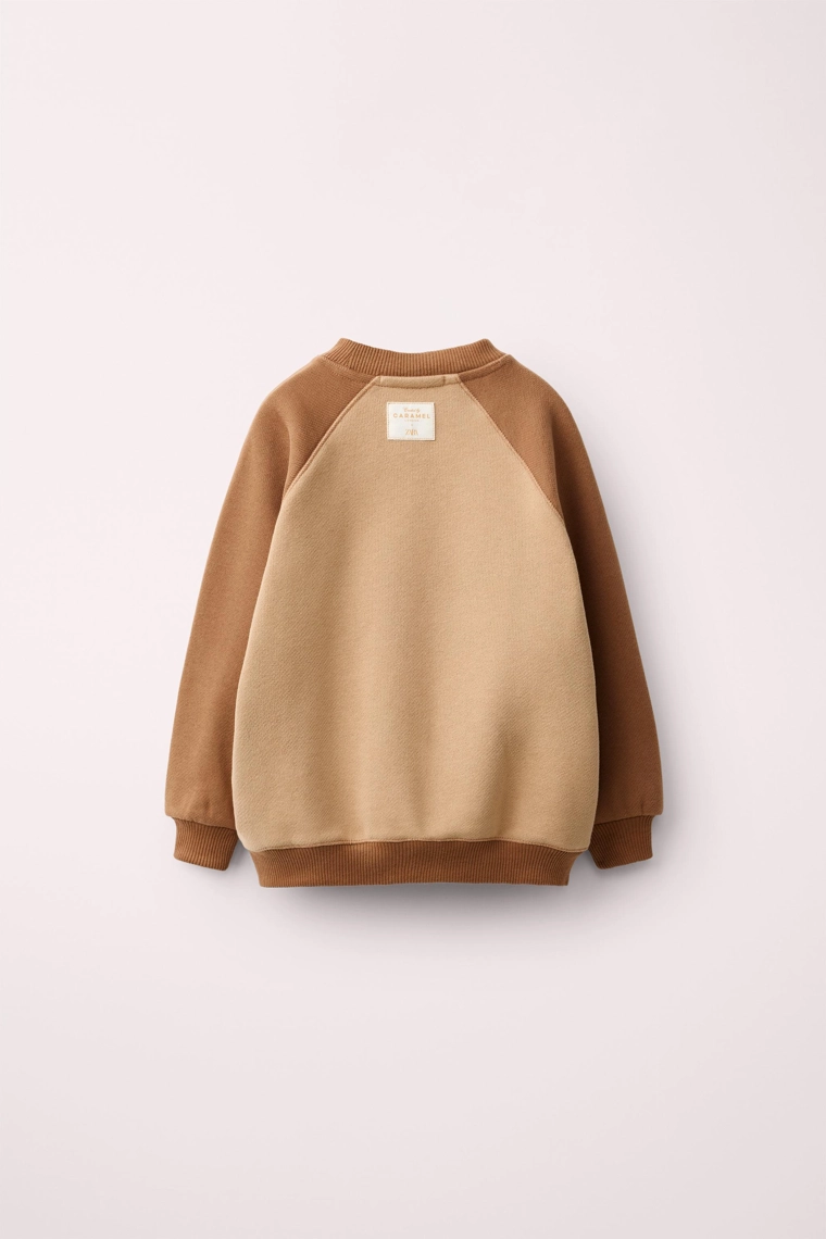 Свитшот с реглановыми рукавами created by caramel london x zara