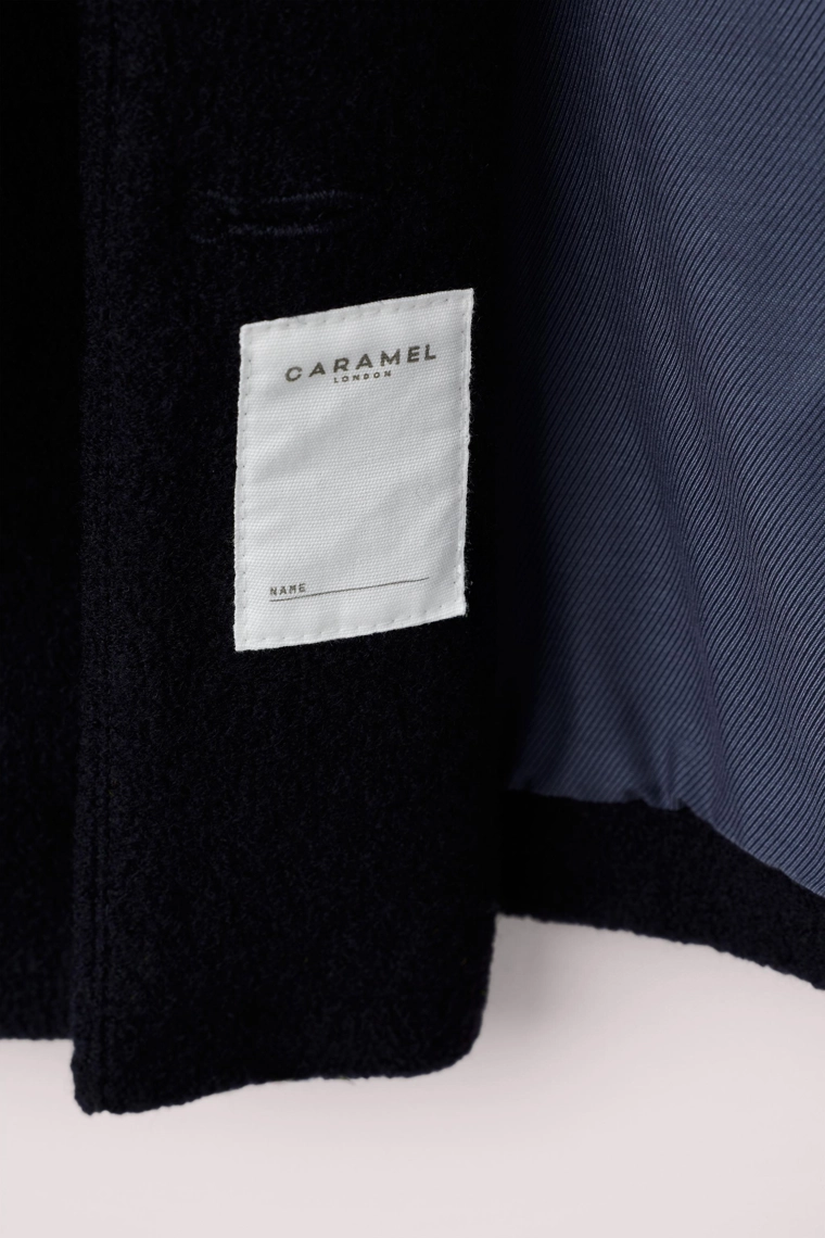 Длинное пальто из 100% шерсти caramel london x zara