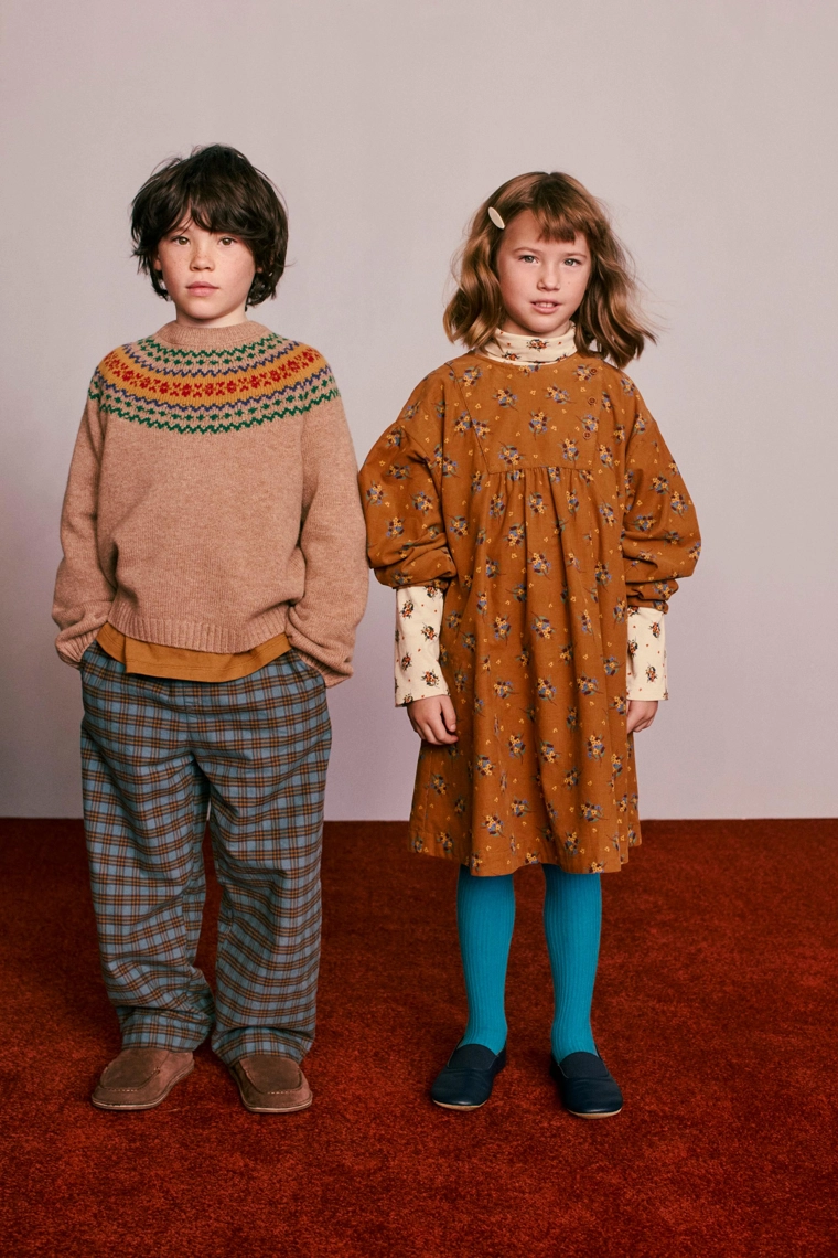 Вязаный джемпер fair isle 100% шерсть от caramel london x zara