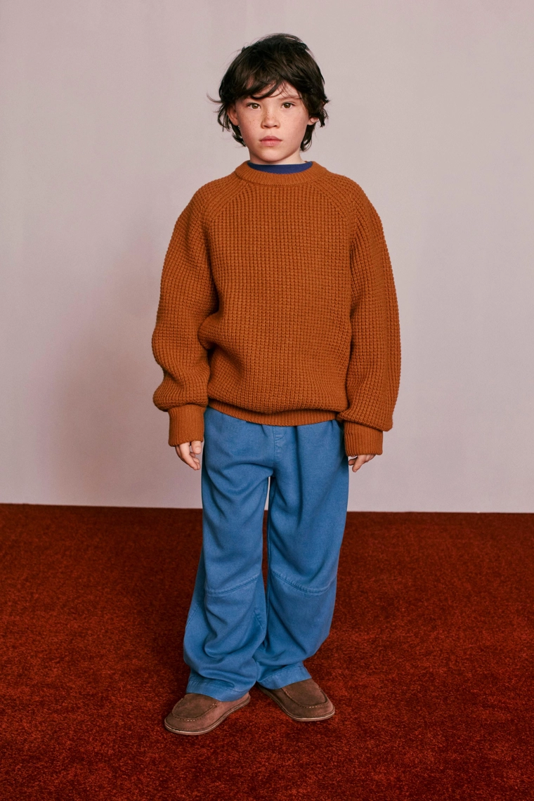 Свитер в вафельной вязке из 100% шерсти created by caramel london x zara