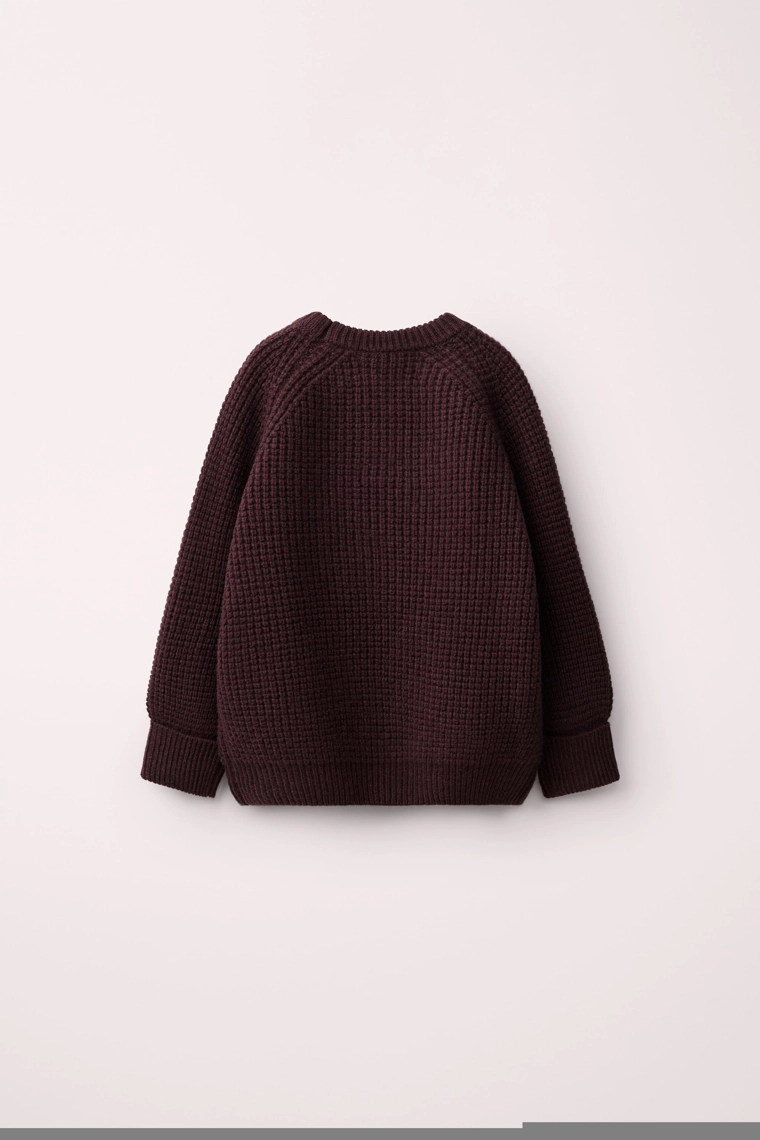 Джемпер из вафельного трикотажа 100% шерсть, созданный caramel london x zara