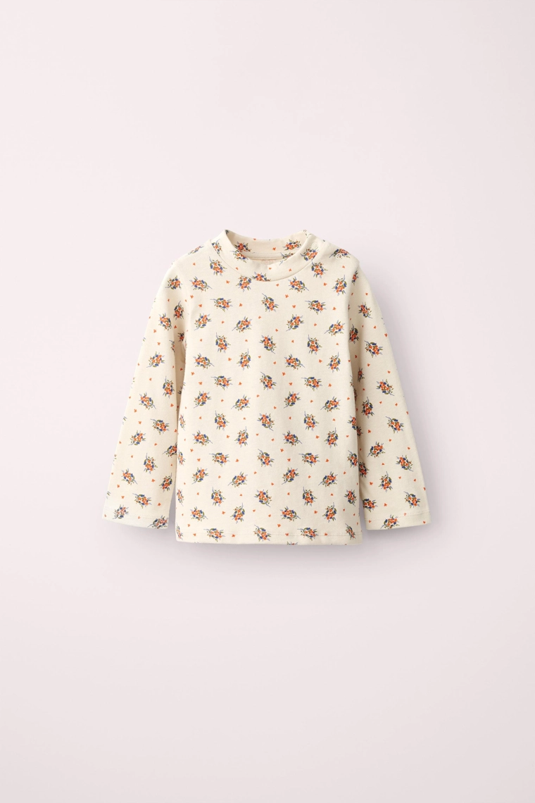 Футболка с цветочным принтом created by caramel london x zara