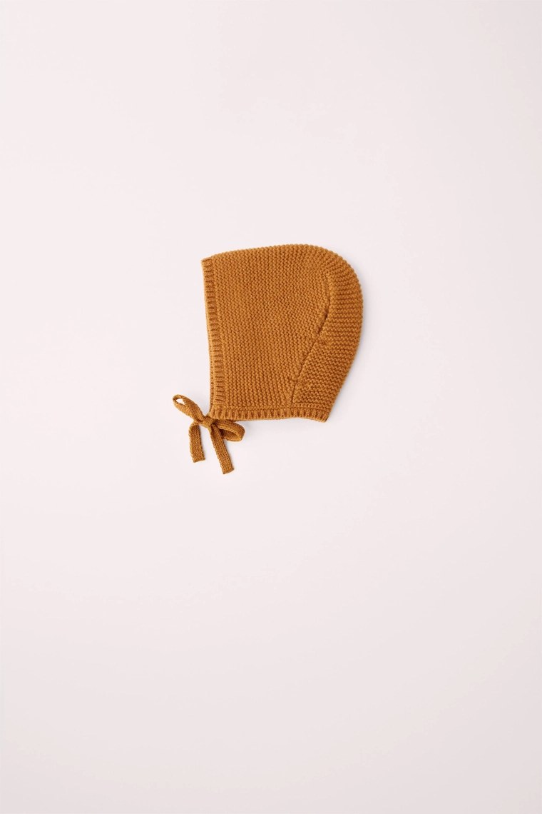 Шапка-бини из 100% шерсти с плетением интерлок, созданная caramel london x zara