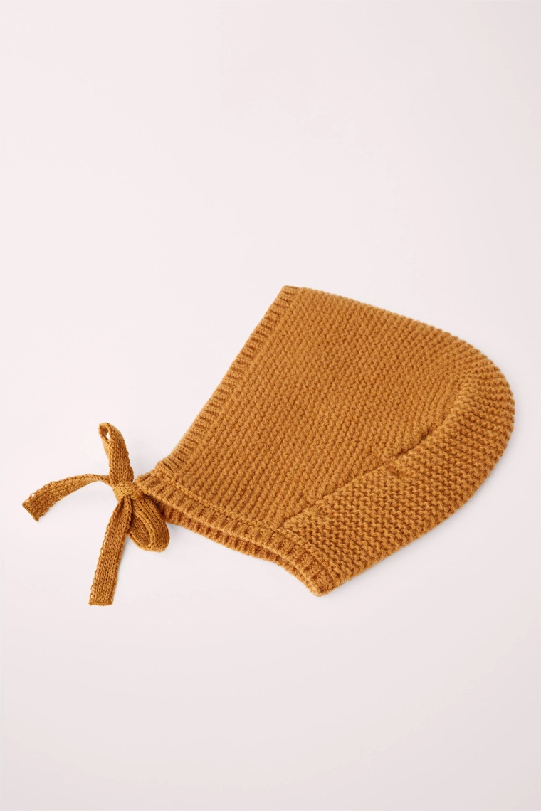 Шапка-бини из 100% шерсти с плетением интерлок, созданная caramel london x zara
