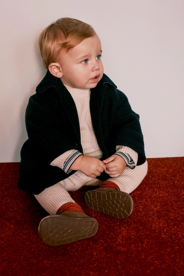 Пальто с эффектом шерсти 100% из коллекции caramel london x zara