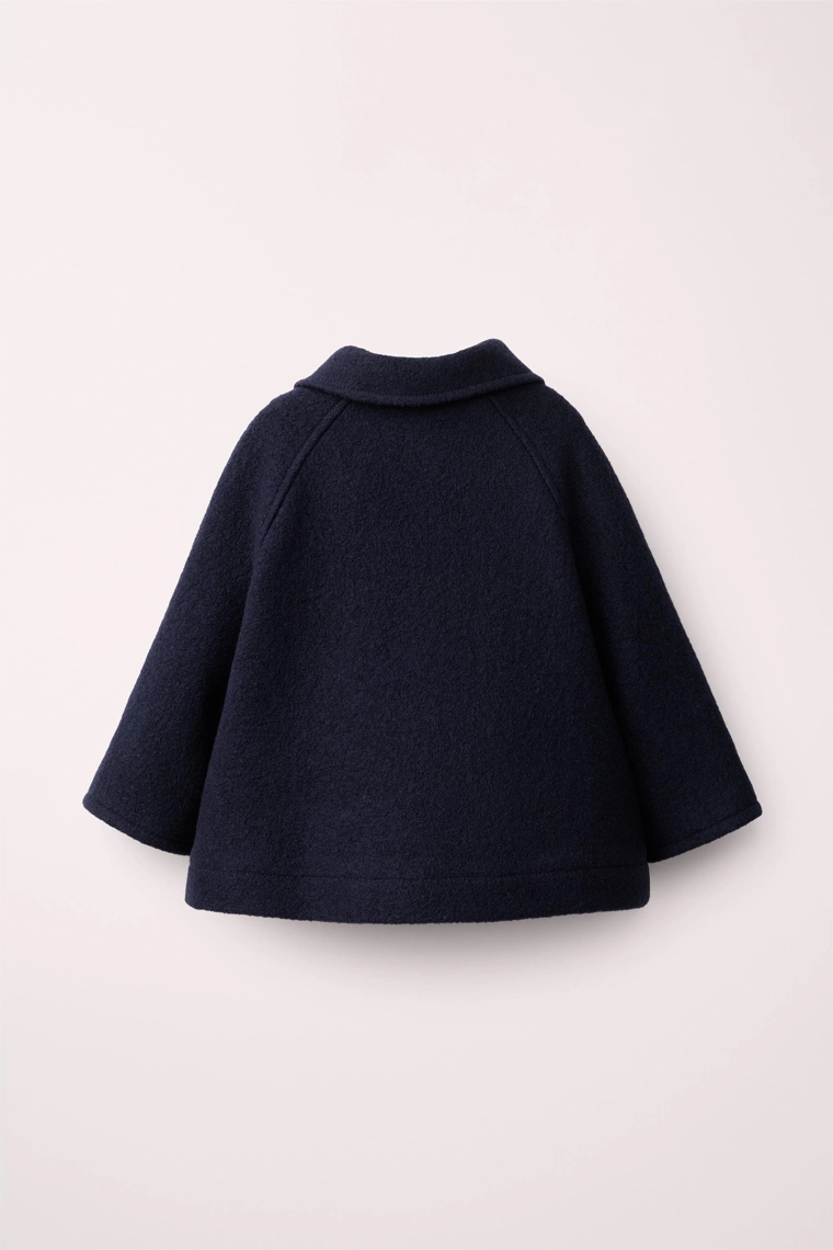 Пальто с эффектом шерсти 100% из коллекции caramel london x zara