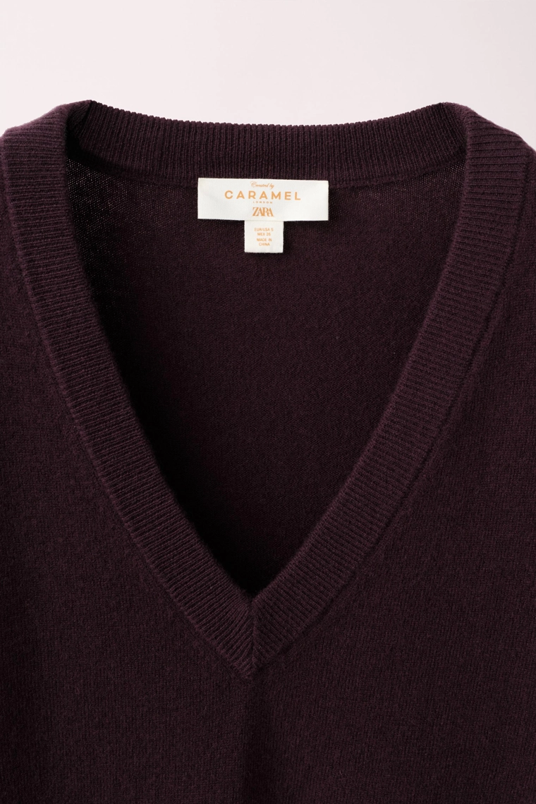 Джемпер из 100% шерсти, созданный caramel london x zara