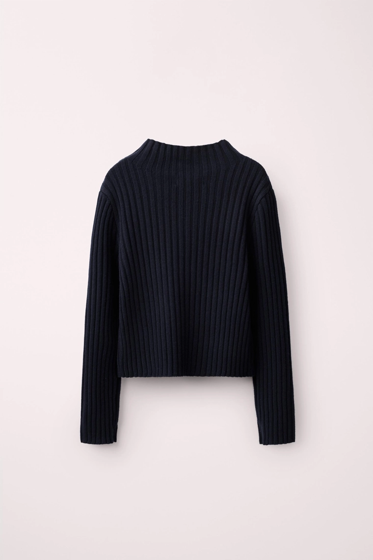 Ребристый джемпер из 100% шерсти caramel london x zara