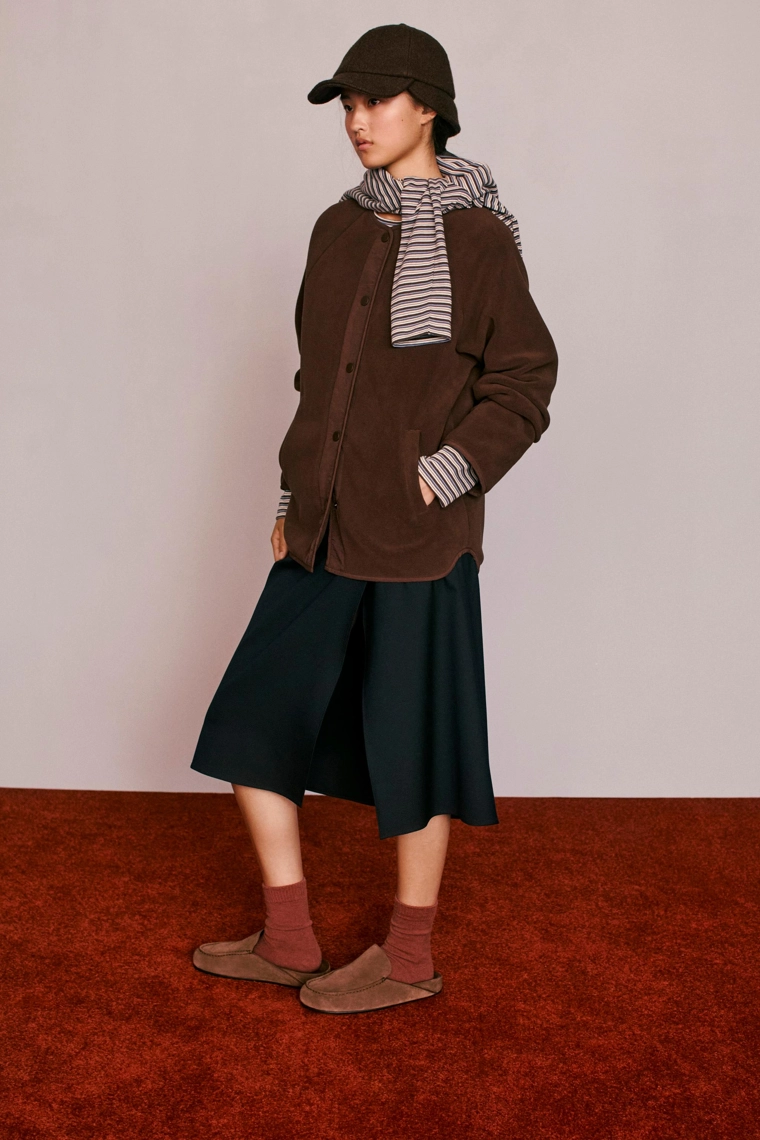 Однотонное двустороннее пальто caramel london x zara