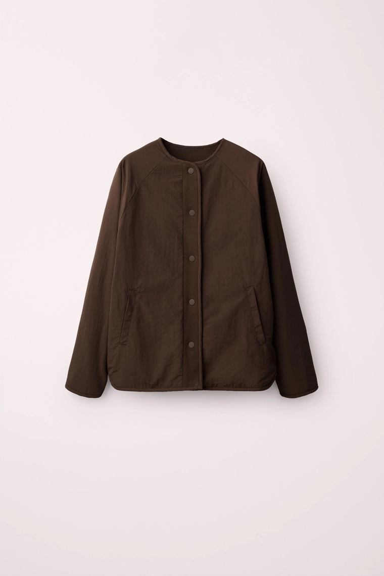 Однотонное двустороннее пальто caramel london x zara