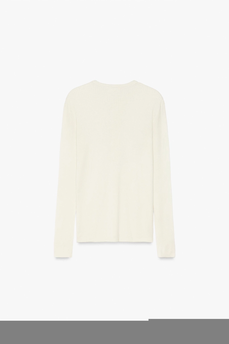 Джемпер henley из шерсти и шелка