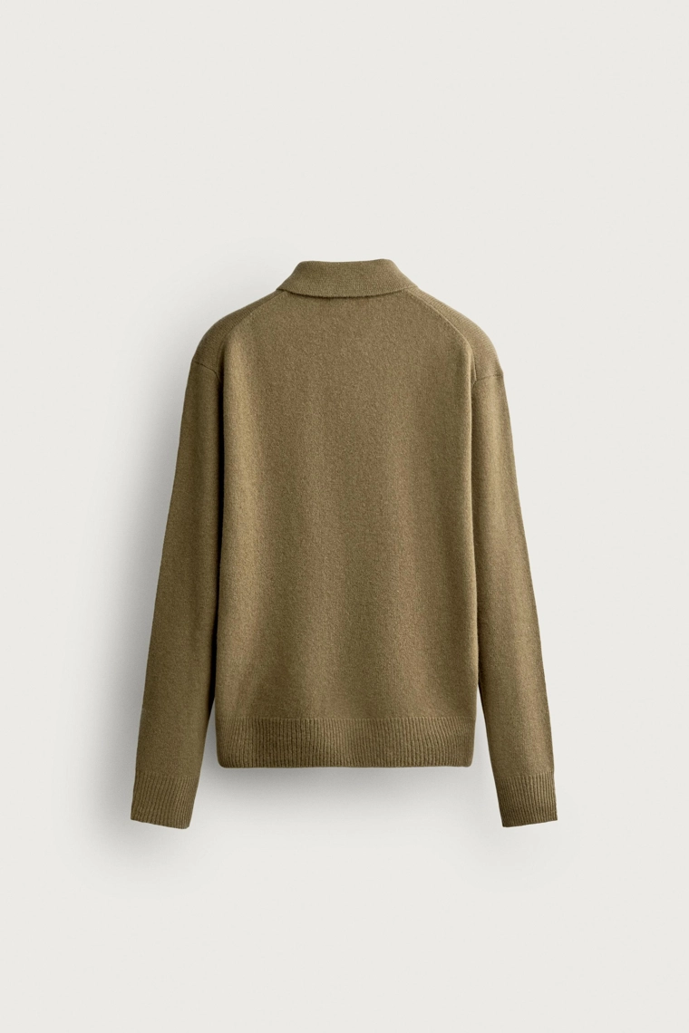 Поло 100% шерсть regular fit