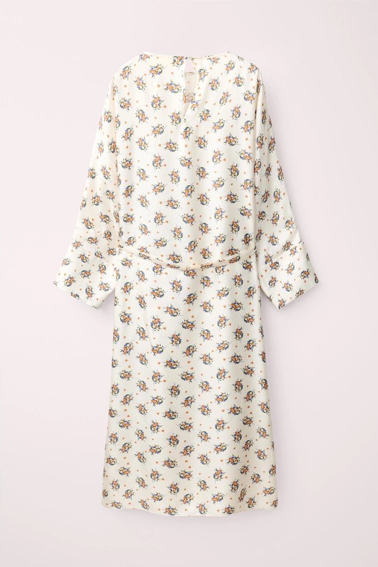 Платье с запахом из 100% шелка, коллекция caramel london x zara
