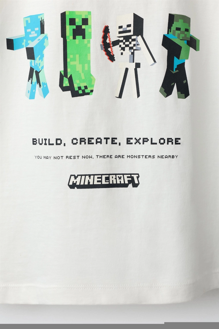 Футболка с длинным рукавом minecraft © mojang ab