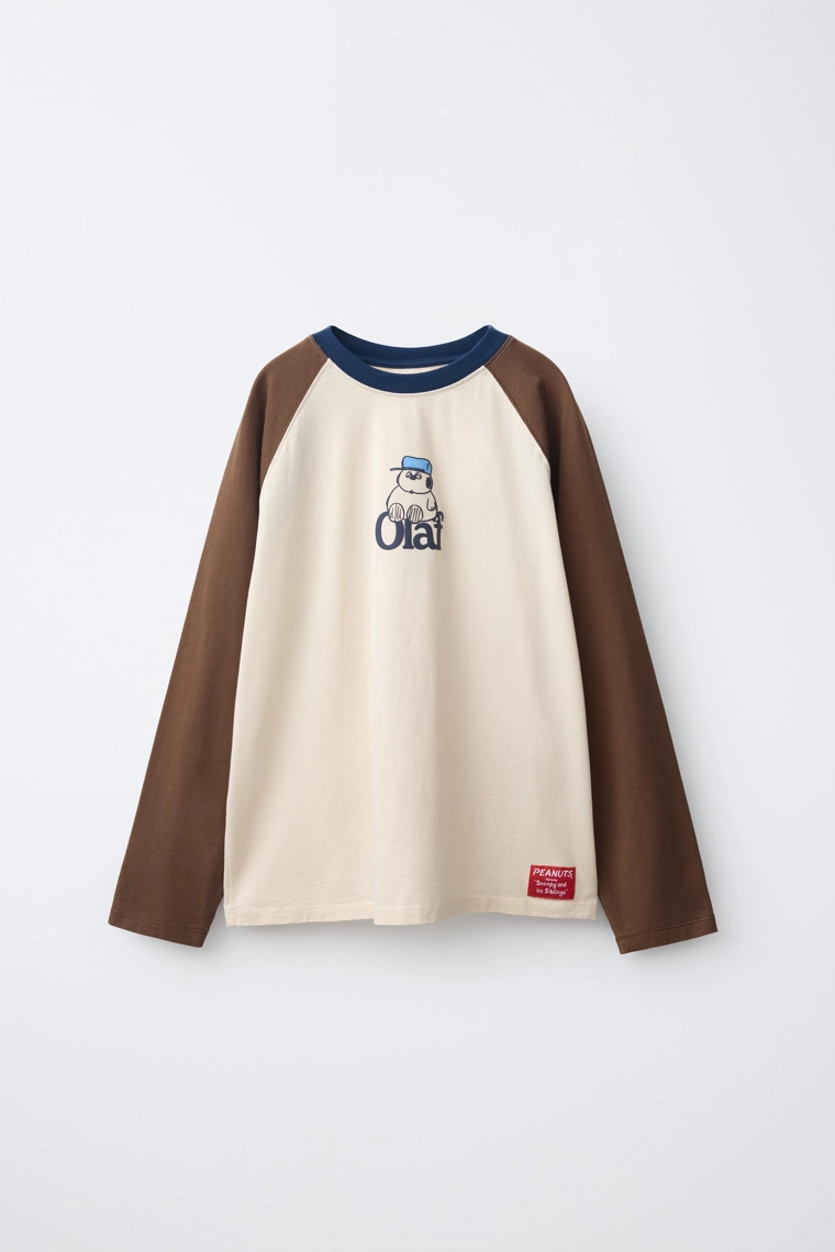 Футболка с длинным рукавом и принтом olaf snoopy peanuts™