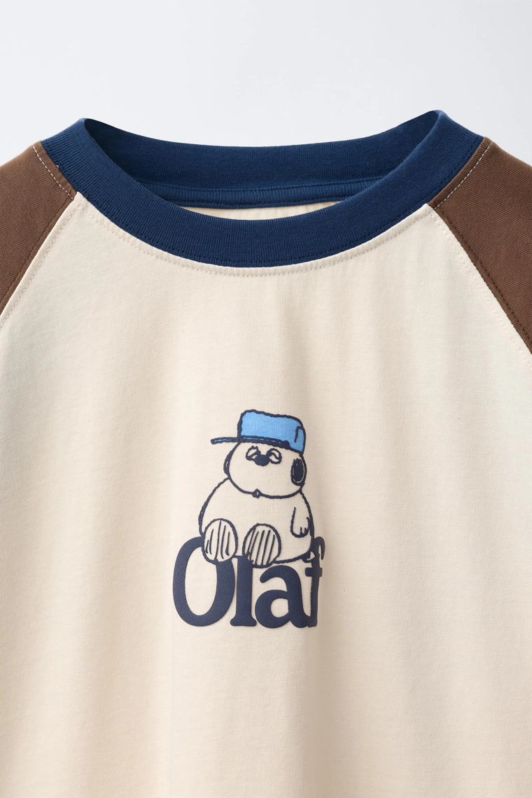 Футболка с длинным рукавом и принтом olaf snoopy peanuts™