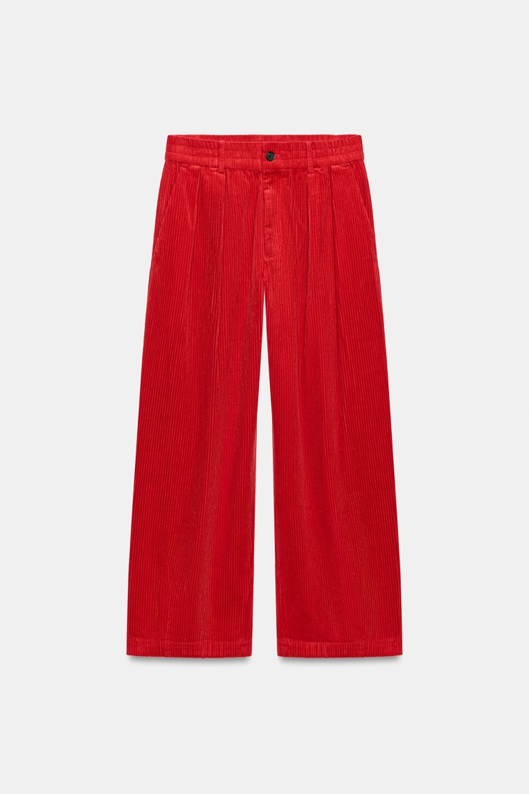 Брюки из стрейч вельвета zw collection