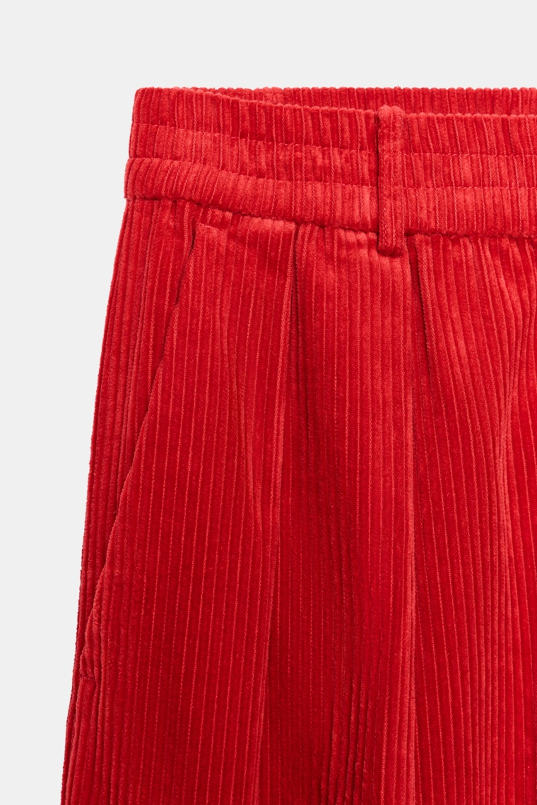 Брюки из стрейч вельвета zw collection