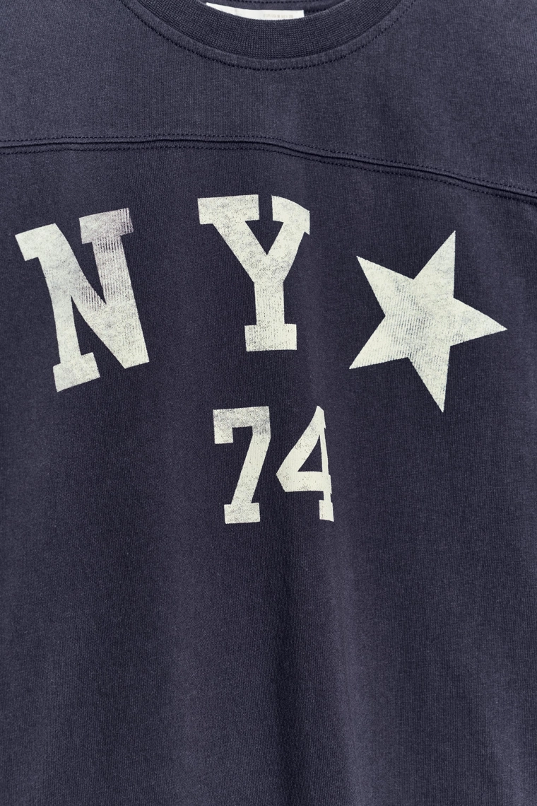 Футболка с принтом ny