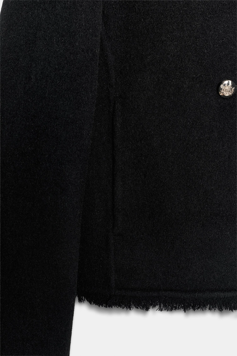 Короткая куртка из шерстяной смеси zw collection