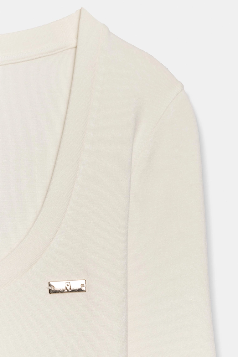 Футболка с круглым вырезом zara