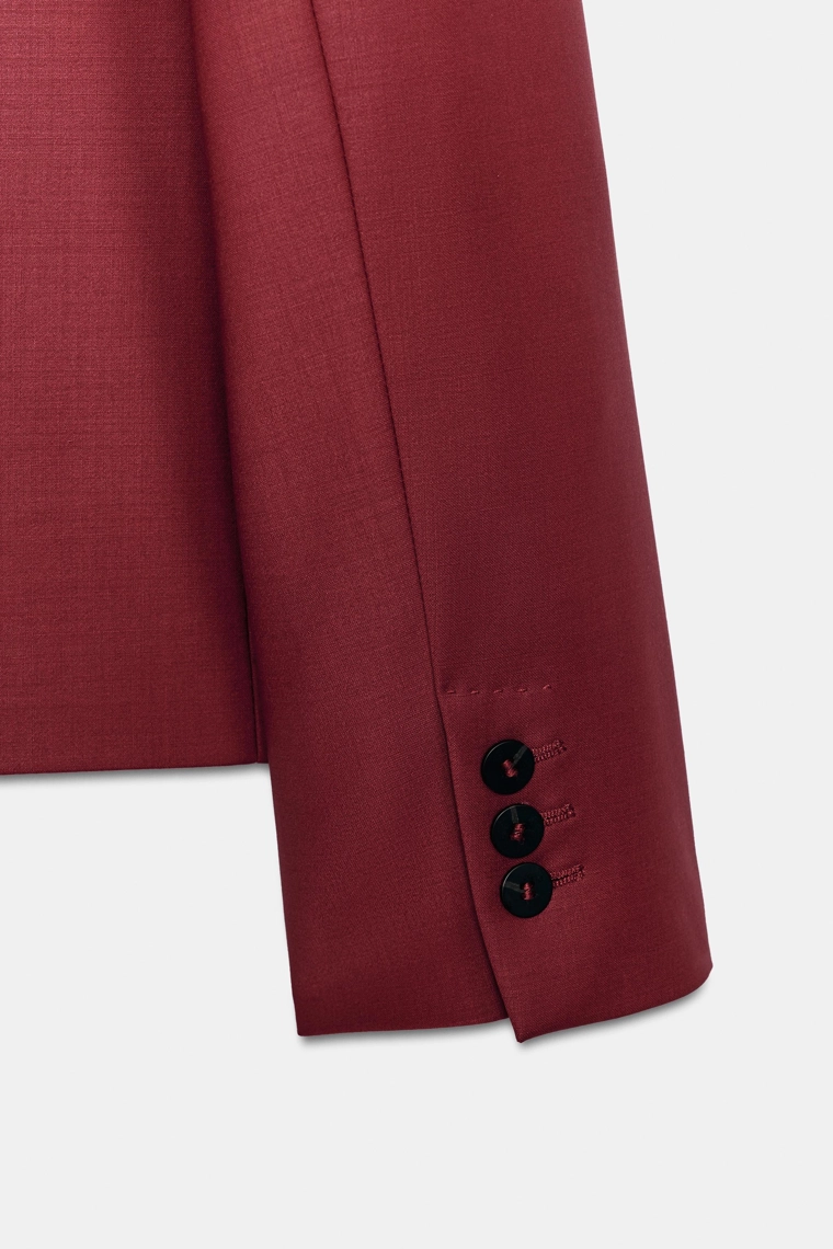 Пиджак прямого кроя из шерстяной смеси zw collection