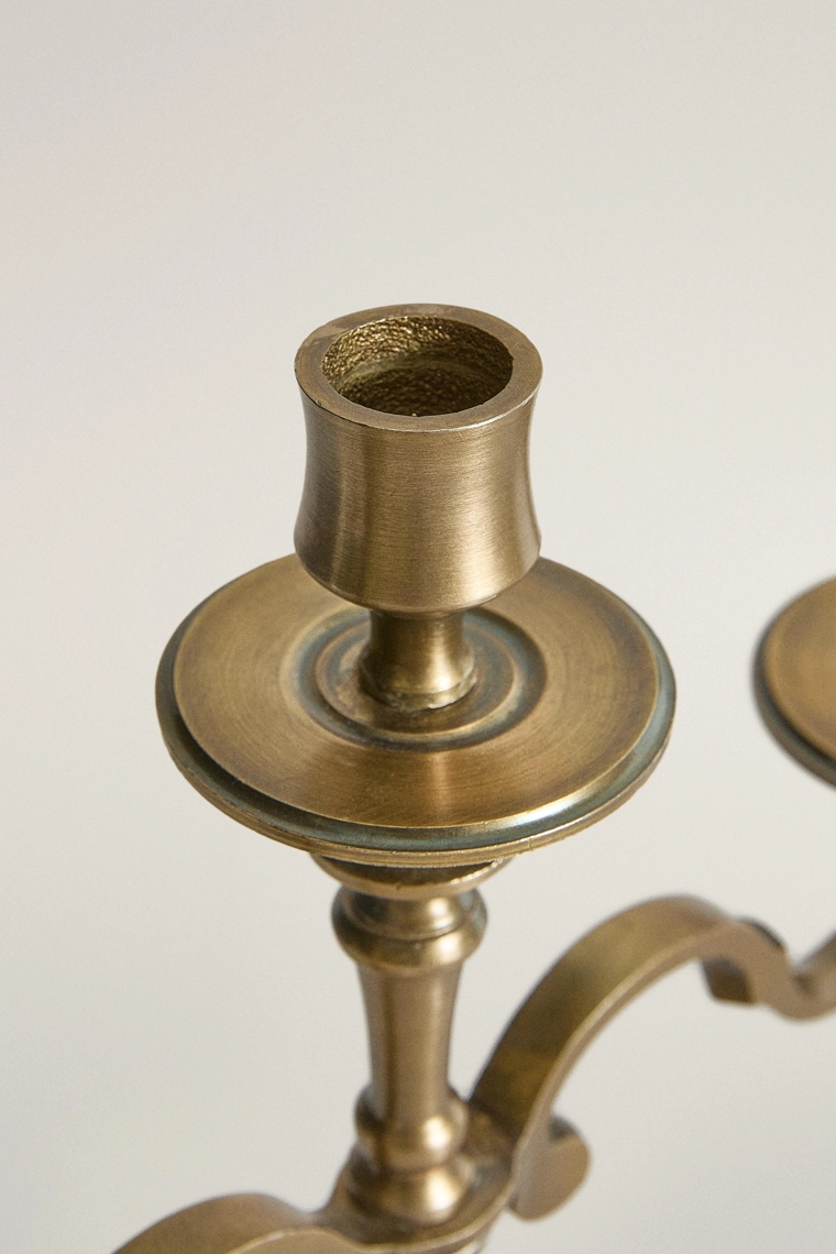Тройной рождественский канделябр