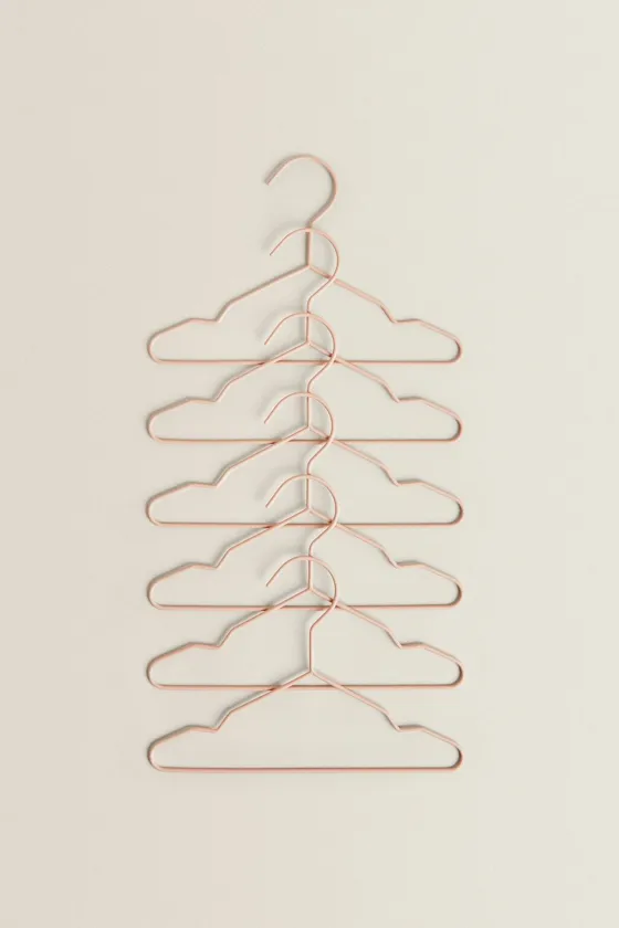 ПРОРЕЗИНЕННАЯ ДЕТСКАЯ ВЕШАЛКА (УПАКОВКА ИЗ 6 ШТУК)