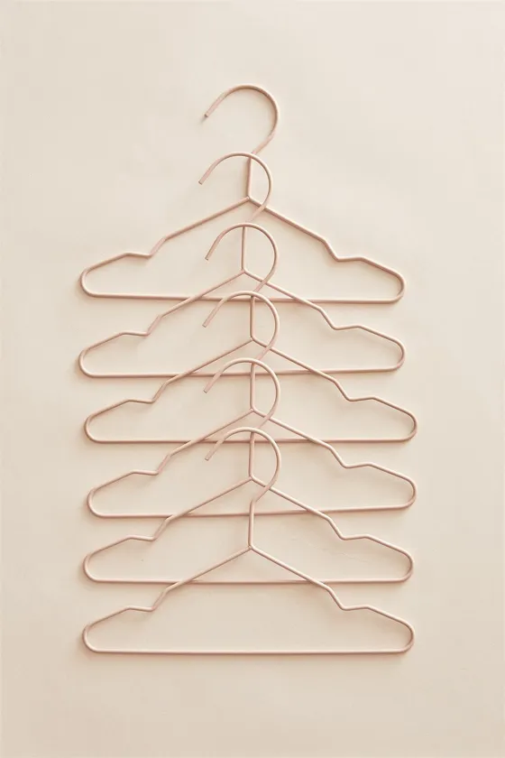 ПРОРЕЗИНЕННАЯ ДЕТСКАЯ ВЕШАЛКА (УПАКОВКА ИЗ 6 ШТУК)