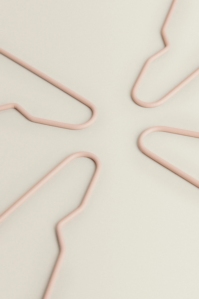 Набор резиновых детских вешалок (набор из 6 штук)