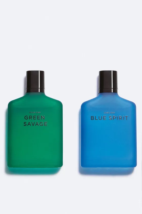 Набор парфюма Zara GREEN SAVAGE + BLUE SPIRIT EDT 100 ML / 3.38 oz