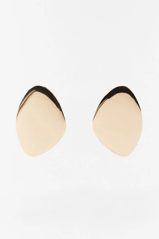 Плоские металлические серьги - Заказать в России