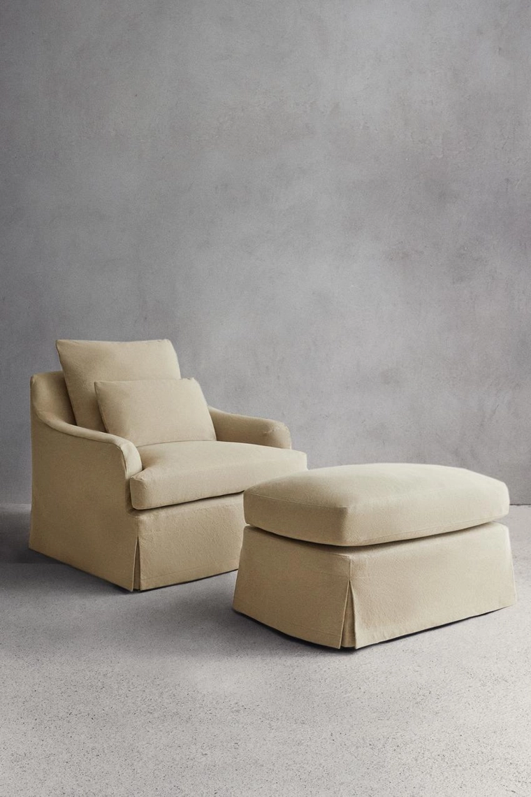 Чехол для подставки для ног footstool 01 из хлопка