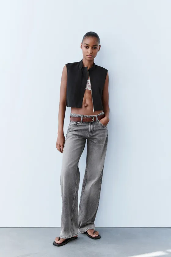 ДЖИНСЫ TRF WIDE LEG MID RISE FULL LENGTH