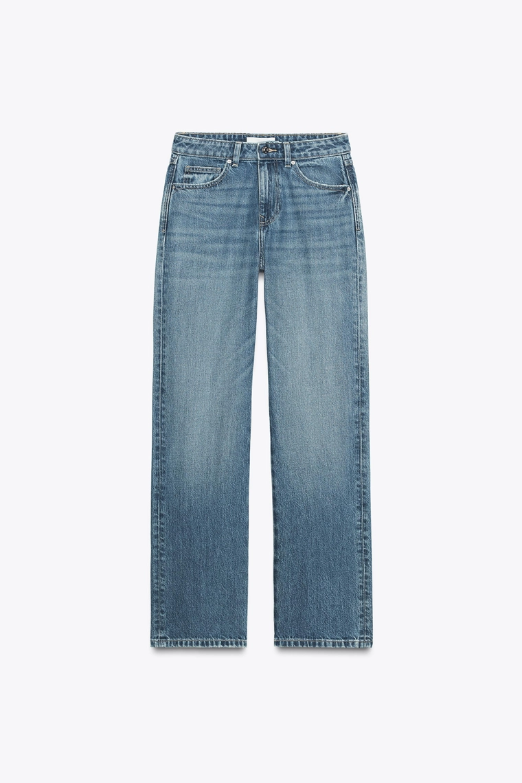 Джинсы z.03 regular fit с высокой талией макси длины