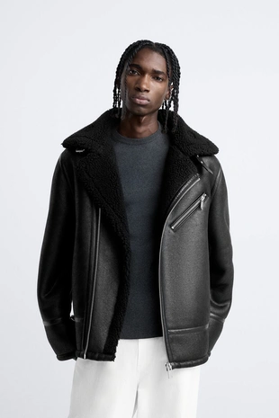 Двусторонняя куртка-дубленка- Заказать в России