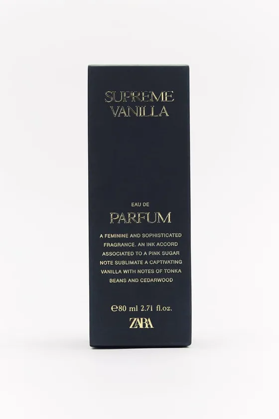 Парфюмированная вода ZARA SUPREME VANILLA