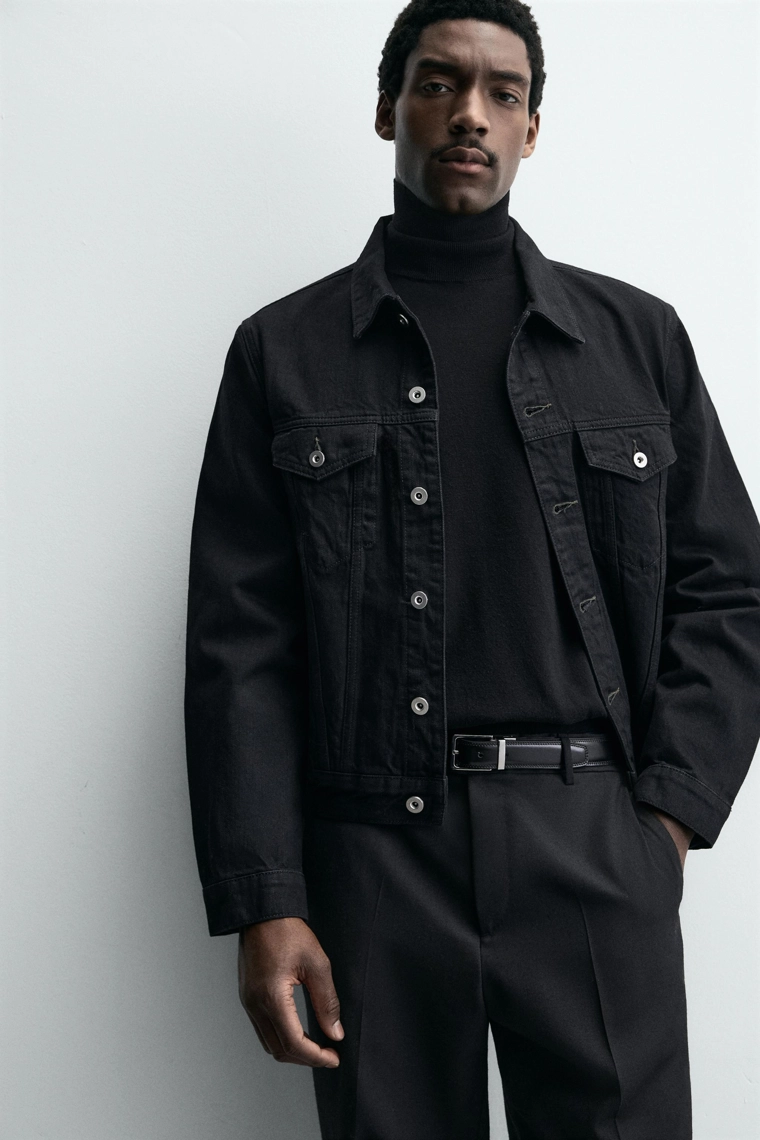 Оборотный кожаный ремень