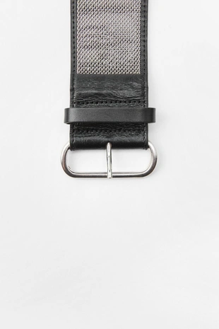 Кожаный браслет с металлической сеткой- Заказать в России