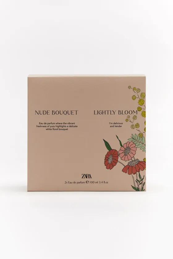 набор парфюмированной воды - Nude Bouquet + Lightly Bloom Edp 2x100 Ml 