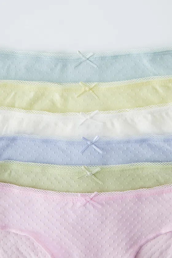 6–14 ЛЕТ/ НАБОР ИЗ ШЕСТИ ТРУСОВ ИЗ РЕЛЬЕФНОЙ ТКАНИ