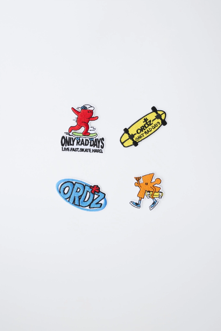 Набор из четырех заплаток различных форм