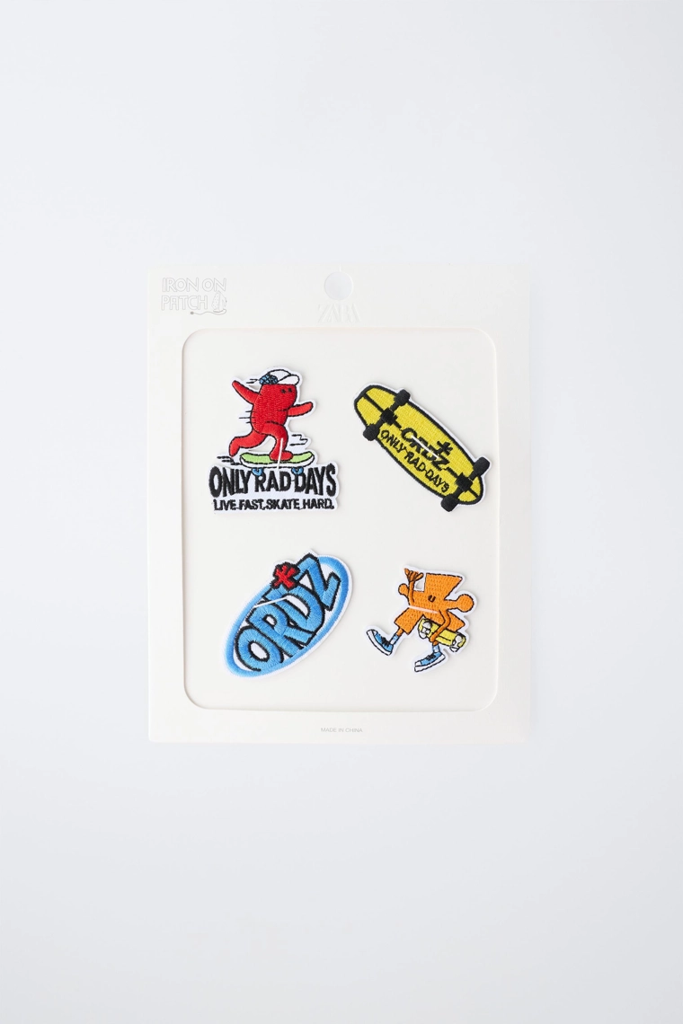 Набор из четырех заплаток различных форм